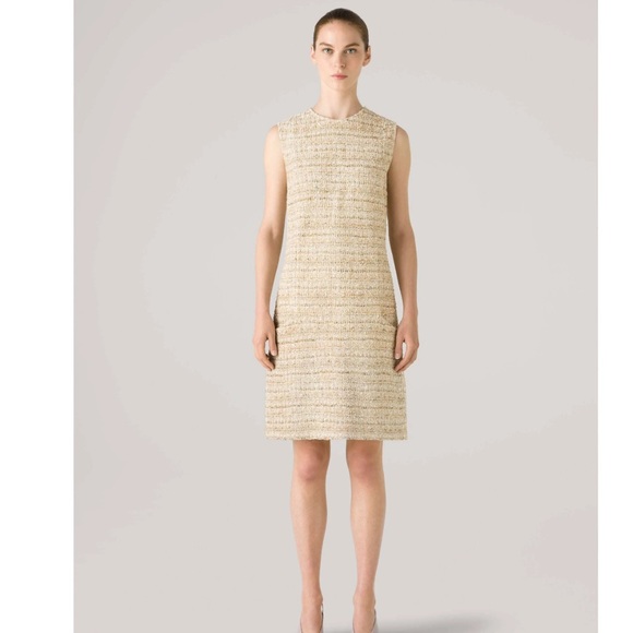 ST. JOHN Space-Dyed Tweed Knit Dress NWT Size 8 - Picture 2 of 8